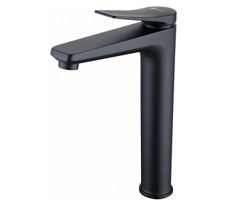 Смеситель LM3709BL BRONX  дя умыв. монолит высокий, черный LEMARK